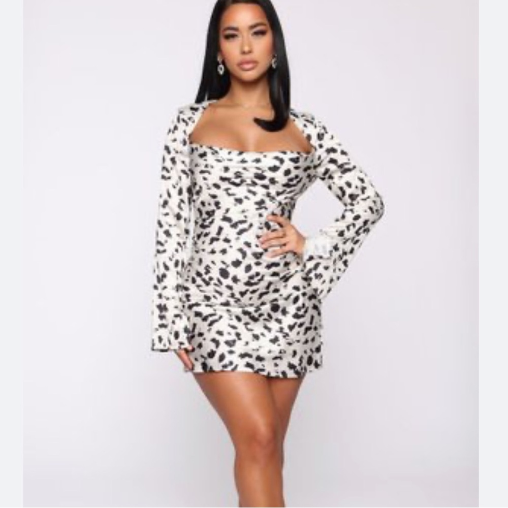 Leopard print dress